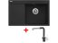 Set Sinks RIM 780 P Metalblack + Mix 3 P GR