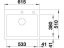 Blanco PALONA 6 InFino keramika basalt s excentrem