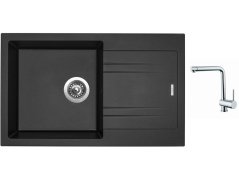 Set Sinks LINEA 780 N Metalblack + batéria Sinks MIX 3 chróm Set Sinks LINEA 780 N Metalblack + batéria Sinks MIX 3 chróm