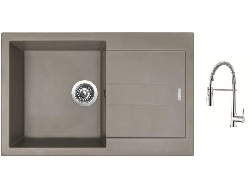 Set Sinks AMANDA 780 Truffle + baterie Sinks MIX 35 PROF S chrom