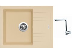 Set Sinks LINEA 600 N Sahara + batéria Sinks MIX 3 chróm Set Sinks LINEA 600 N Sahara + batéria Sinks MIX 3 chróm