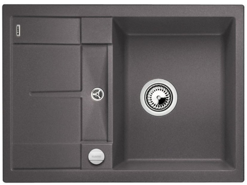 Granitový drez Blanco METRA 45 S Compact sivá skala s exce