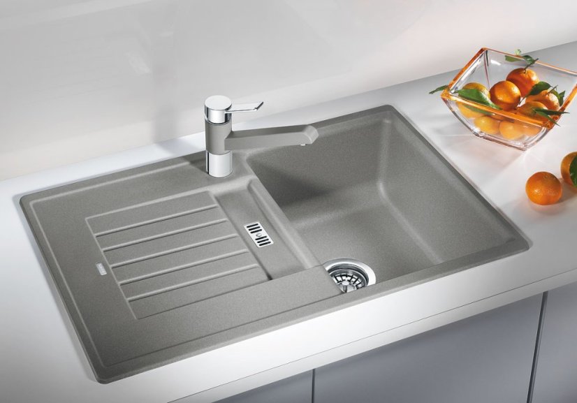 Granitový drez Blanco ZIA 45 S biela soft