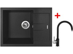 Set Sinks Amanda 650 Metalblack + Vitalia GR Set Sinks Amanda 650 Metalblack + Vitalia GR