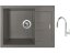 Set Sinks AMANDA 650 Truffle + batéria Sinks MIX 35 P chróm