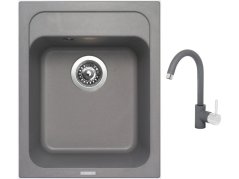 Set Sinks CLASSIC 400 Titanium + batéria Sinks MIX 35 Titanium Set Sinks CLASSIC 400 Titanium + batéria Sinks MIX 35 Titanium