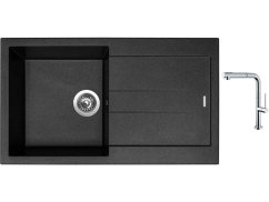 Set Sinks AMANDA 860 Metalblack + baterie Sinks SLIM S2 kartáčovaná Set Sinks AMANDA 860 Metalblack + baterie Sinks SLIM S2 kartáčovaná
