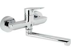 Umývadlová drezová batéria 150 mm Metalia 54 ECO, chróm