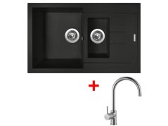 Set Sinks Amanda 780.1 Metalblack + Vitalia Set Sinks Amanda 780.1 Metalblack + Vitalia