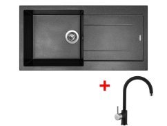 Set Sinks Amanda 990 Metalblack + Vitalia GR Set Sinks Amanda 990 Metalblack + Vitalia GR