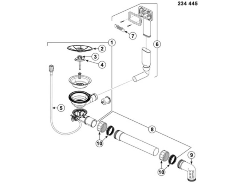Nerezový drez Blanco CLARON 500-IF/A InFino Nerez durinox s tiahlom