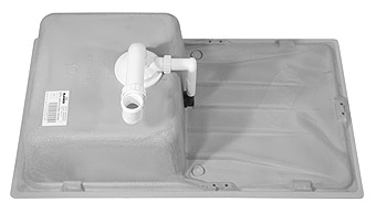Granitový dřez Blanco SONA 5 S Šedá vulkan