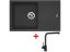 Set Sinks Linea 780 Granblack + Elka černá matná