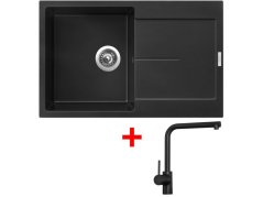 Sinks ULTIMA 790 Pureblack + Elka čierná matná Sinks ULTIMA 790 Pureblack + Elka čierná matná