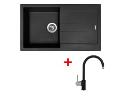 Set Sinks Amanda 860 Pureblack + Vitalia GR Set Sinks Amanda 860 Pureblack + Vitalia GR