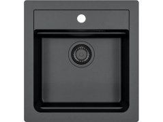 Granitový dřez Alveus Atrox 20 černý 91 - Black Edition