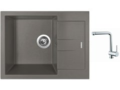 Set Sinks AMANDA 650 Truffle + baterie Sinks MIX 3 chrom Set Sinks AMANDA 650 Truffle + baterie Sinks MIX 3 chrom