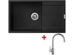 Set Sinks Ultima 860 XXL Pureblack + Vitalia Set Sinks Ultima 860 XXL Pureblack + Vitalia