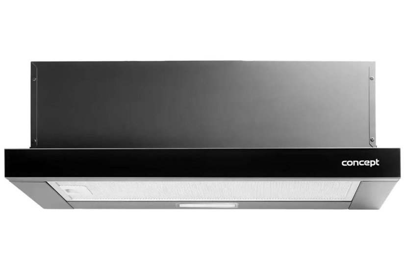 Concept OPV3560bc Black výsuvná digestoř 60 cm