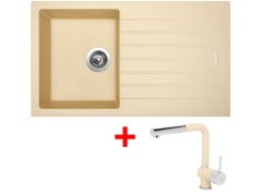 Set Sinks Perfecto 860 Sahara + Mix 3 P GR Set Sinks Perfecto 860 Sahara + Mix 3 P GR