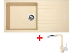 Set Sinks Perfecto 1000 Sahara + Mix 3 P GR Set Sinks Perfecto 1000 Sahara + Mix 3 P GR