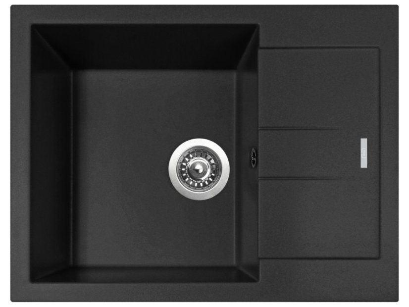 Set Sinks Amanda 650 Nanoblack+Mix 35 Nanoblack