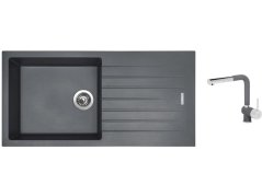 Set Sinks PERFECTO 1000 Titanium + batéria Sinks MIX 3 P Titanium