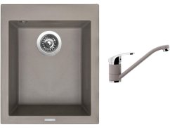 Set Sinks CUBE 410 Truffle + baterie Sinks Pronto Truffle Set Sinks CUBE 410 Truffle + baterie Sinks Pronto Truffle