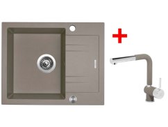 Sinks LINEA 600 XC Truffle + Mix 3 P GR Sinks LINEA 600 XC Truffle + Mix 3 P GR