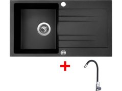 Sinks RAPID 780 XC Granblack + Elasta nerez/čierná