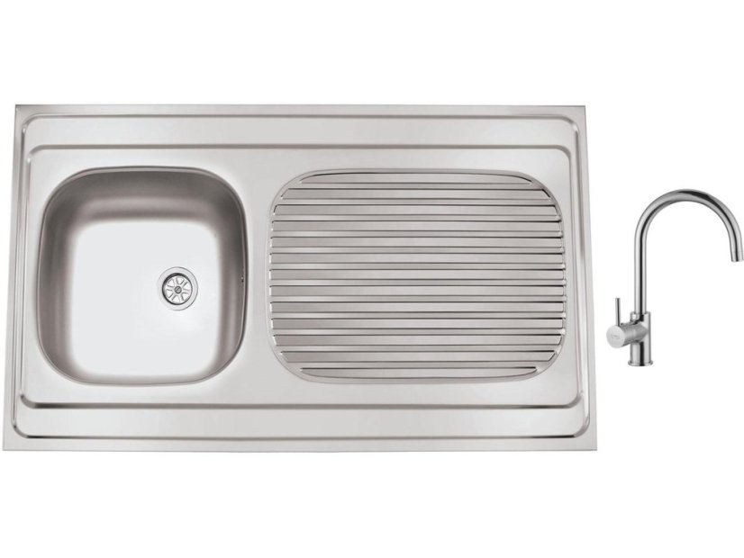 Set Sinks CLP-A 1000 M 0,5mm matný + baterie Sinks VITALIA chrom