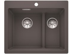 Granitový drez Blanco PLEON 6 Split InFino sivá skala Granitový drez Blanco PLEON 6 Split InFino sivá skala