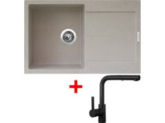 Sinks ULTIMA 790 Avena + ENIGMA S čierná matná Sinks ULTIMA 790 Avena + ENIGMA S čierná matná