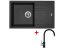 Sinks LINEA 780 Metalblack + Vitalia GR