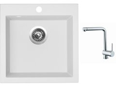 Set Sinks VIVA 455 Milk + batéria Sinks MIX 3 chróm Set Sinks VIVA 455 Milk + batéria Sinks MIX 3 chróm