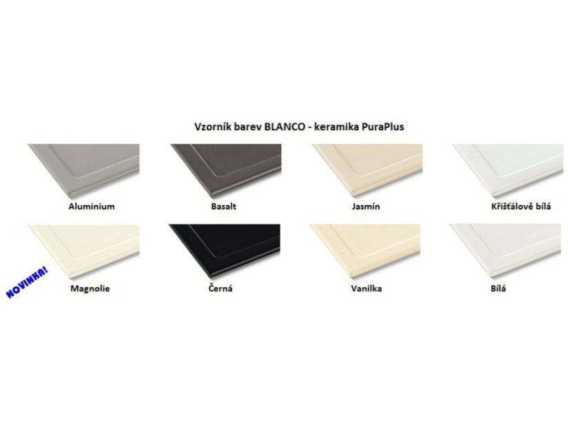 Blanco SUBLINE 350/150 U Keramika basalt s táhlem dřez vlevo