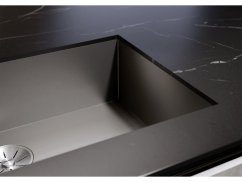 Nerezový dřez Blanco ZEROX 500 U InFino nerez Dark Steel