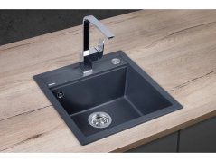 Granitový dřez Concept DG00C50dg Cubis Tmavě šedý - 2