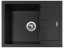 Set Sinks Amanda 650 Nanoblack+Mix 35 Nanoblack