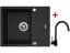 Sinks LINEA 600 XC Granblack + Vitalia čierná matná