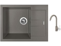 Set Sinks AMANDA 650 Truffle + baterie Sinks MIX 35 Truffle Set Sinks AMANDA 650 Truffle + baterie Sinks MIX 35 Truffle