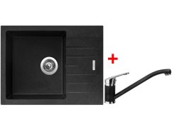 Sinks PERFECTO 650 Granblack + Pronto GR Sinks PERFECTO 650 Granblack + Pronto GR