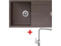 Sinks ULTIMA 790 Marone + Elka Sinks ULTIMA 790 Marone + Elka