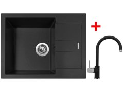 Sinks AMANDA 650 Pureblack + Vitalia GR Sinks AMANDA 650 Pureblack + Vitalia GR
