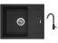 Set Sinks LINEA 600 N Granblack + batéria Sinks MIX 35 Granblack