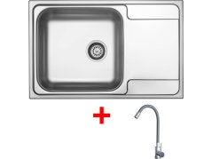 Sinks GRAND 790 + ELASTA nerez/sivá Sinks GRAND 790 + ELASTA nerez/sivá