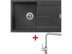 Sinks ULTIMA 790 Metalblack + Elka Sinks ULTIMA 790 Metalblack + Elka