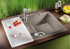 Granitový drez Blanco METRA 45 S Compact Biela soft s excentrom Granitový drez Blanco METRA 45 S Compact Biela soft s excentrom