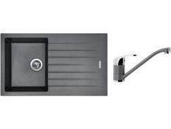Set Sinks PERFECTO 860 Titanium + baterie Sinks PRONTO Titanium Set Sinks PERFECTO 860 Titanium + baterie Sinks PRONTO Titanium
