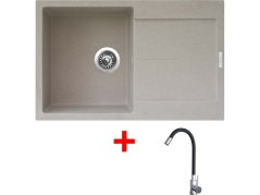 Sinks ULTIMA 790 Avena + Elasta nerez/čierná Sinks ULTIMA 790 Avena + Elasta nerez/čierná